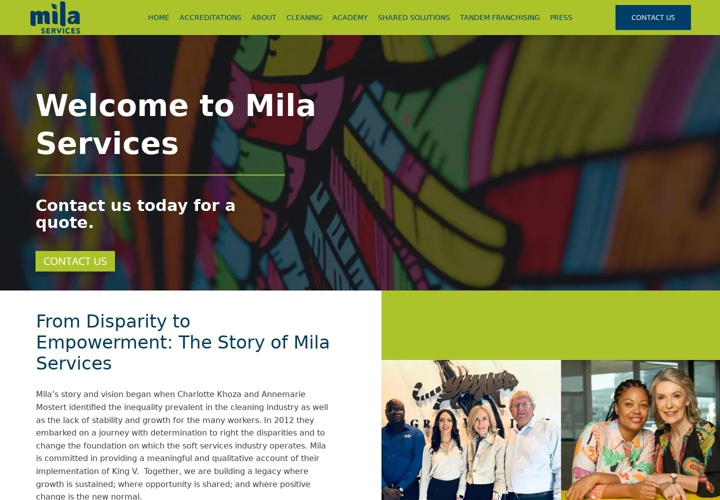 Mila Services — project reference