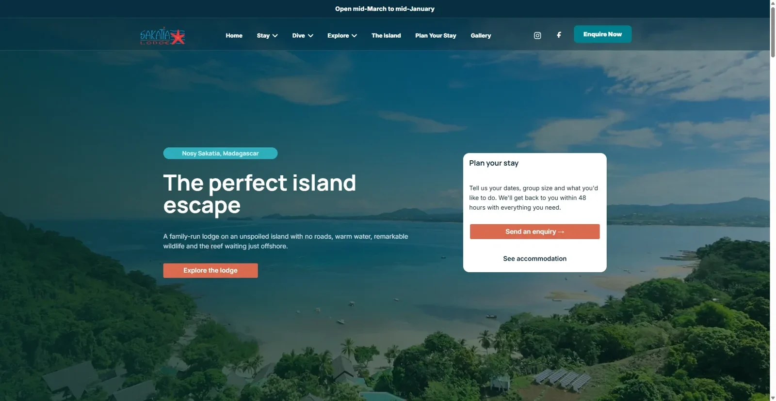 Sakatia Lodge — project reference